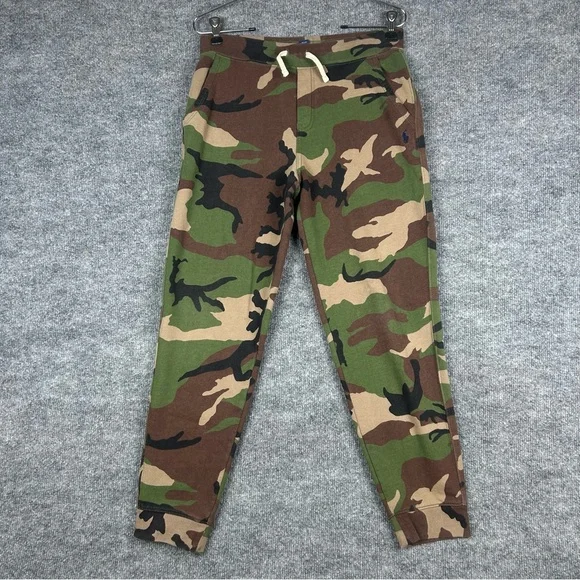Polo Ralph Lauren Boys Camo Jogger Sweatpants Size L (14-16) - Picture 1 of 14